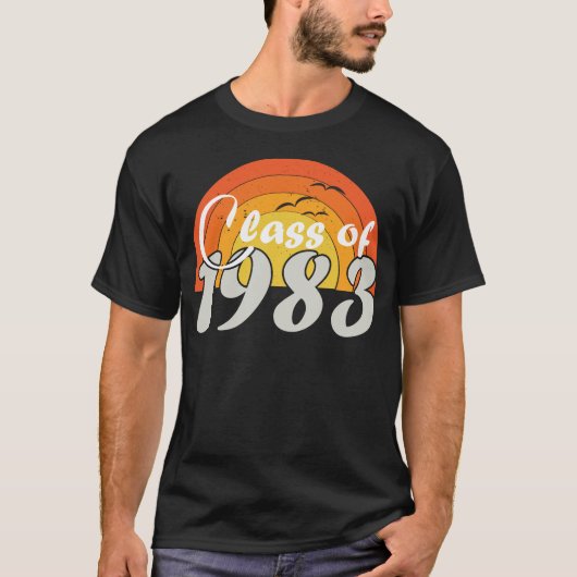 1983 Klasse van 83 Afstuderen Reünie 1983 College T-shirt (Voorkant)
