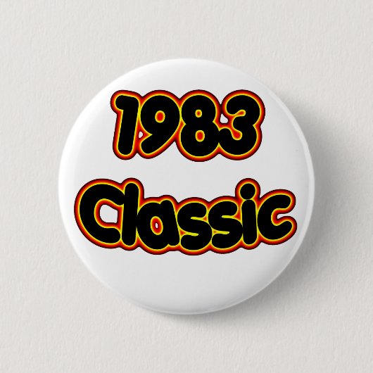 1983 Klassiek Ronde Button 5,7 Cm (Voorkant)