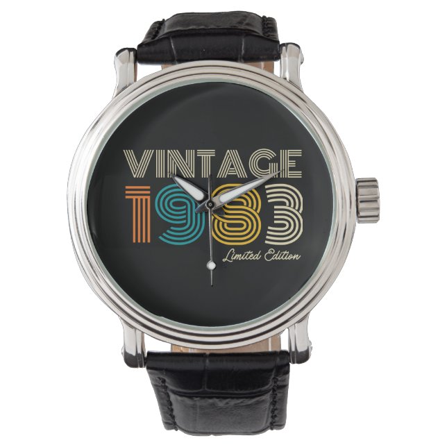  1983 Limited Edition 40th Birthday Horloge (Voorkant)