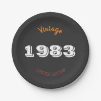  1983 Limited Edition 43rd Birthday Retro