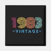 1983  Magnet, Retro - Gift Magneet (Voorkant)