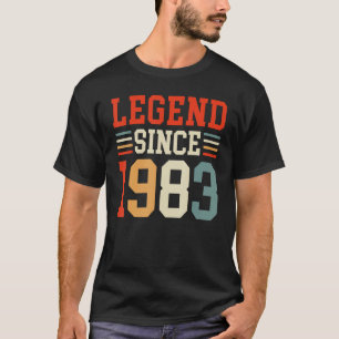 1983 Mannen Vrouwen 40 jaar 40ste Verjaardag T-shirt
