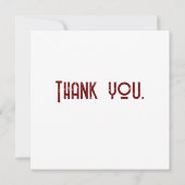  1983 Retro Stripe Sun bedankje Kaart (Achterkant)