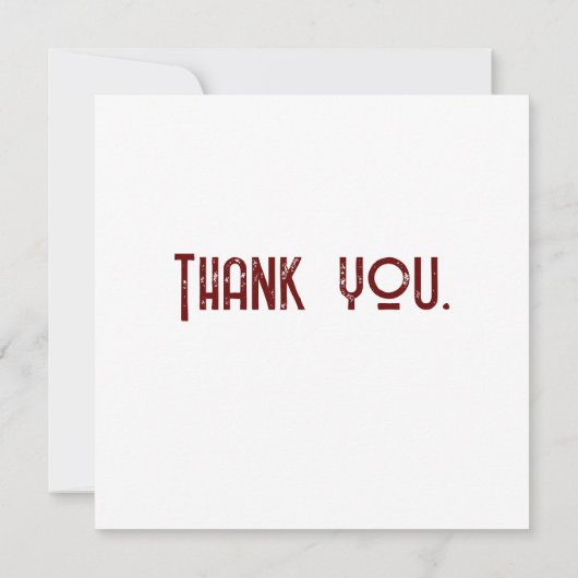  1983 Retro Stripe Sun bedankje Kaart (Achterkant)