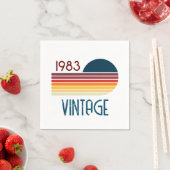 1983 Retro Stripe Sun Servet (Insitu)