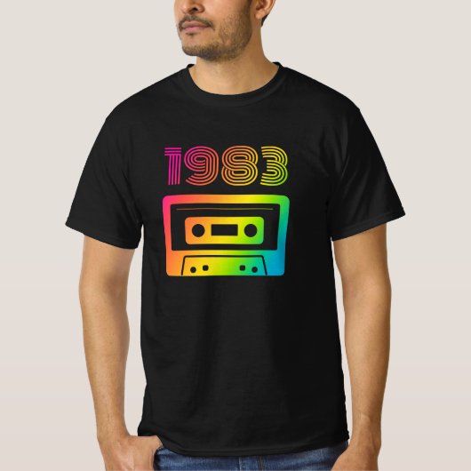 1983 retro T-Shirt (Voorkant)