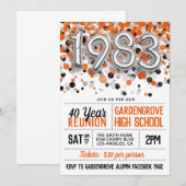 1983 Uitnodiging tot hereniging van de middelbare  (Voorkant / Achterkant)