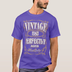  1983 Verjaardagsflesetiket T-shirt