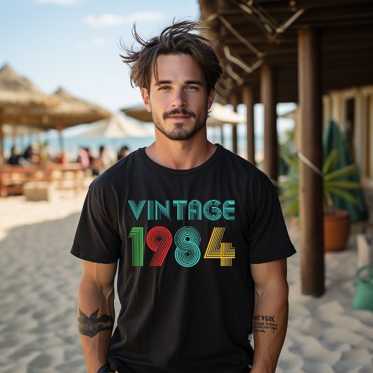  1984 40e verjaardagscadeaus 40 jaar oud t-shirt
