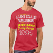 1984 Adams College Homecoming T-shirt (Voorkant)