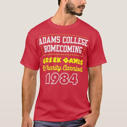 1984 Adams College Homecoming T-shirt (Voorkant)