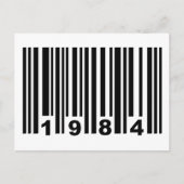 1984 barcode briefkaart (Voorkant)