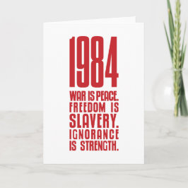 1984 BEDANKKAART