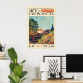 1984 Berlin Kunsttentoonstelling Poster Duitse Lan (Thuiskantoor)