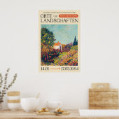 1984 Berlin Kunsttentoonstelling Poster Duitse Lan (Keuken)
