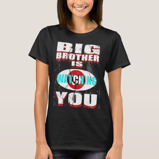 1984 Big Brother is Watching You Shirt ( Women's ) (Voorkant)