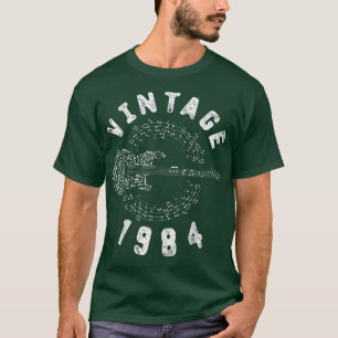  1984 Birthday Limited Edition Guitar Music T-shirt