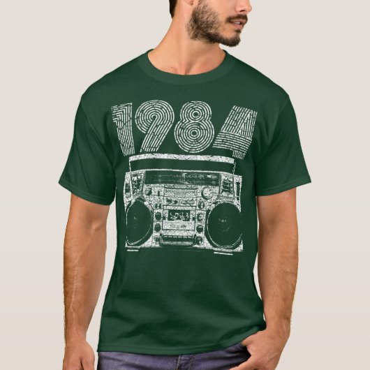 1984 Boombox T-shirt (Voorkant)