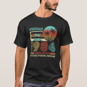 1984 Cassette Limited Edition 38Th Birthda T-shirt