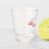 1984 De geboorte van legenden Shot Glas (Links)