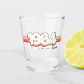 1984 De geboorte van legenden Shot Glas (Voorkant)