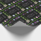 1984 Geboortejaar Trivia Cadeaupapier (Hoek)