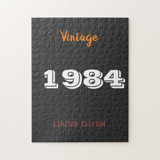  1984 gelimiteerde editie 40th Birthday Gift Legpuzzel (Verticaal)