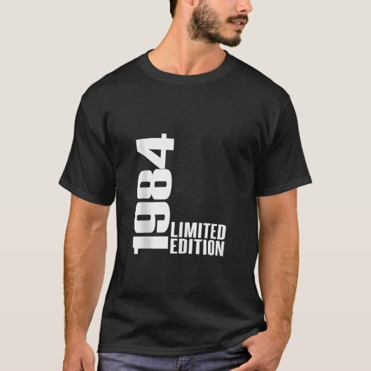  1984 Grappig 40 Jaar Oud Mannen Vrouwen 40e Bir T-shirt (Voorkant)