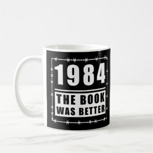1984 Het boek was een beter citaat Koffiemok