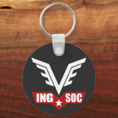 1984 INGSOC Party Logo Key Ring Sleutelhanger (Achterkant)