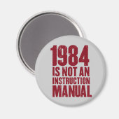 1984 is geen handleiding magneet (Voorkant / Achterkant)