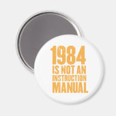 1984 is geen handleiding magneet (Voorkant / Achterkant)