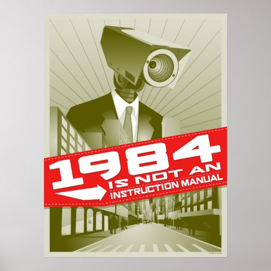 1984 is geen handleiding poster (Voorkant)