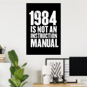 1984 is geen handleiding poster (Thuiskantoor)