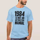 1984 is geen handleiding t-shirt (Voorkant)