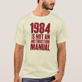 1984 is geen handleiding t-shirt (Voorkant)