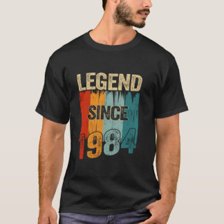  1984 legende sinds 1984 40ste verjaardagscadeau t-shirt