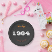 1984 Limited Edition 42e verjaardag Retro Papieren Bordje (Feest)