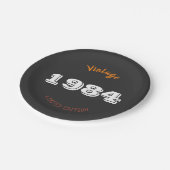  1984 Limited Edition 42e verjaardag Retro Papieren Bordje (Gekanteld)