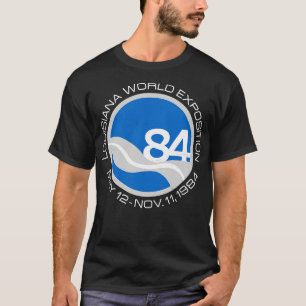 1984 Louisiana World Exposition Icon met data T T-shirt