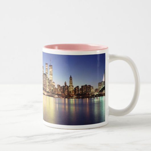 1984_new_york_skyline_! tweekleurige koffiemok (Rechts)
