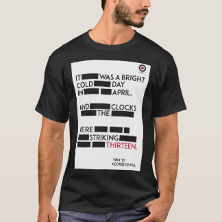 1984 opnieuw ingesteld t-shirt