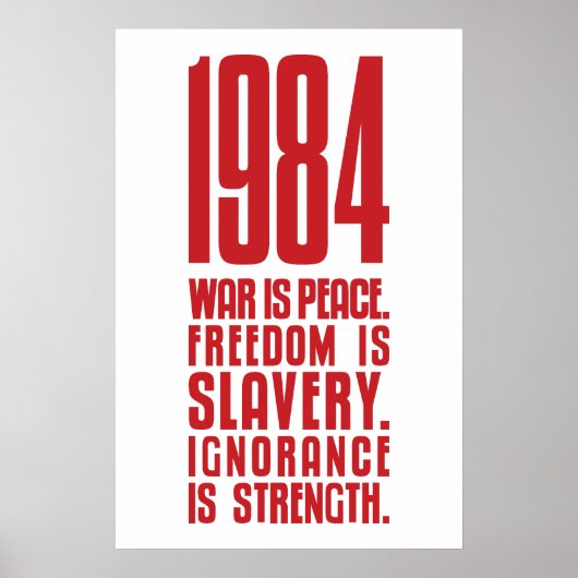 1984 POSTER (Voorkant)