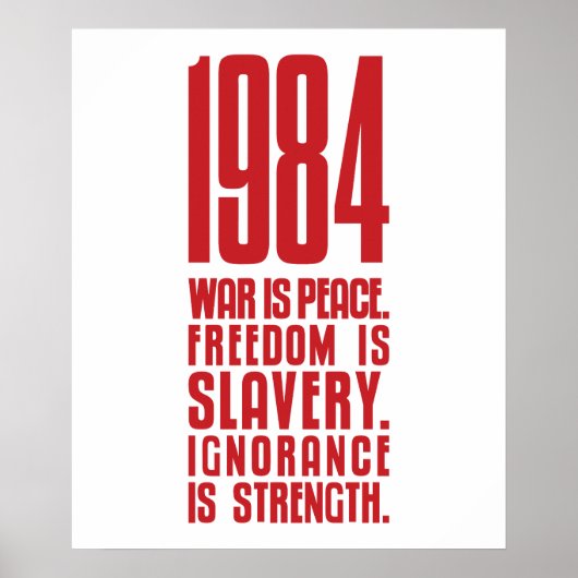 1984 POSTER (Voorkant)
