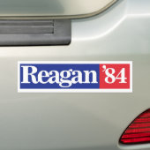 1984 Reagan Herverkiezing Bumpersticker (Op auto)
