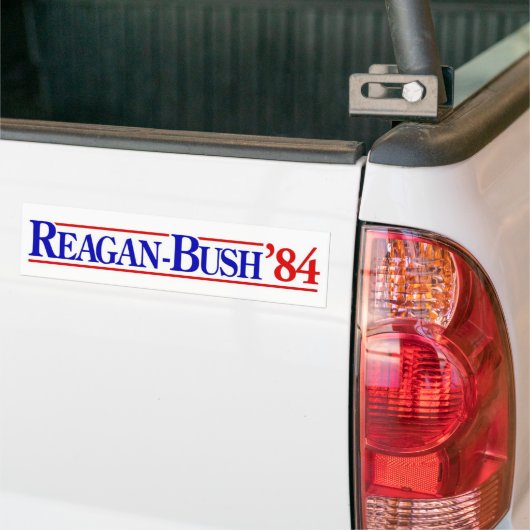 1984 Reagan Struik Bumpersticker (Op Truck)