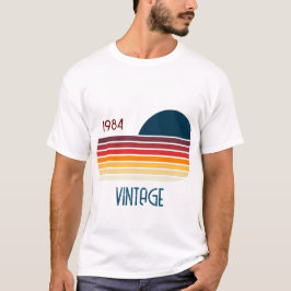  1984 Retro Stripe Sun T-shirt
