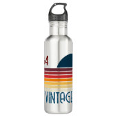 1984 Retro Stripe Sun Waterfles (Voorkant)