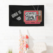 1984 Retro  Televisie 40e Verjaardag Spandoek (Insitu)