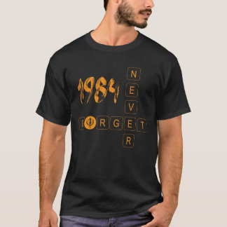 1984 Sikhs Vergeet het nooit T-shirt